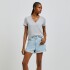 BLUSA MM FEM CINZA MESCLA
