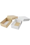 Caja Rectangular 8x12x4,5 cm REVERSIBLE BLANCO MADERA