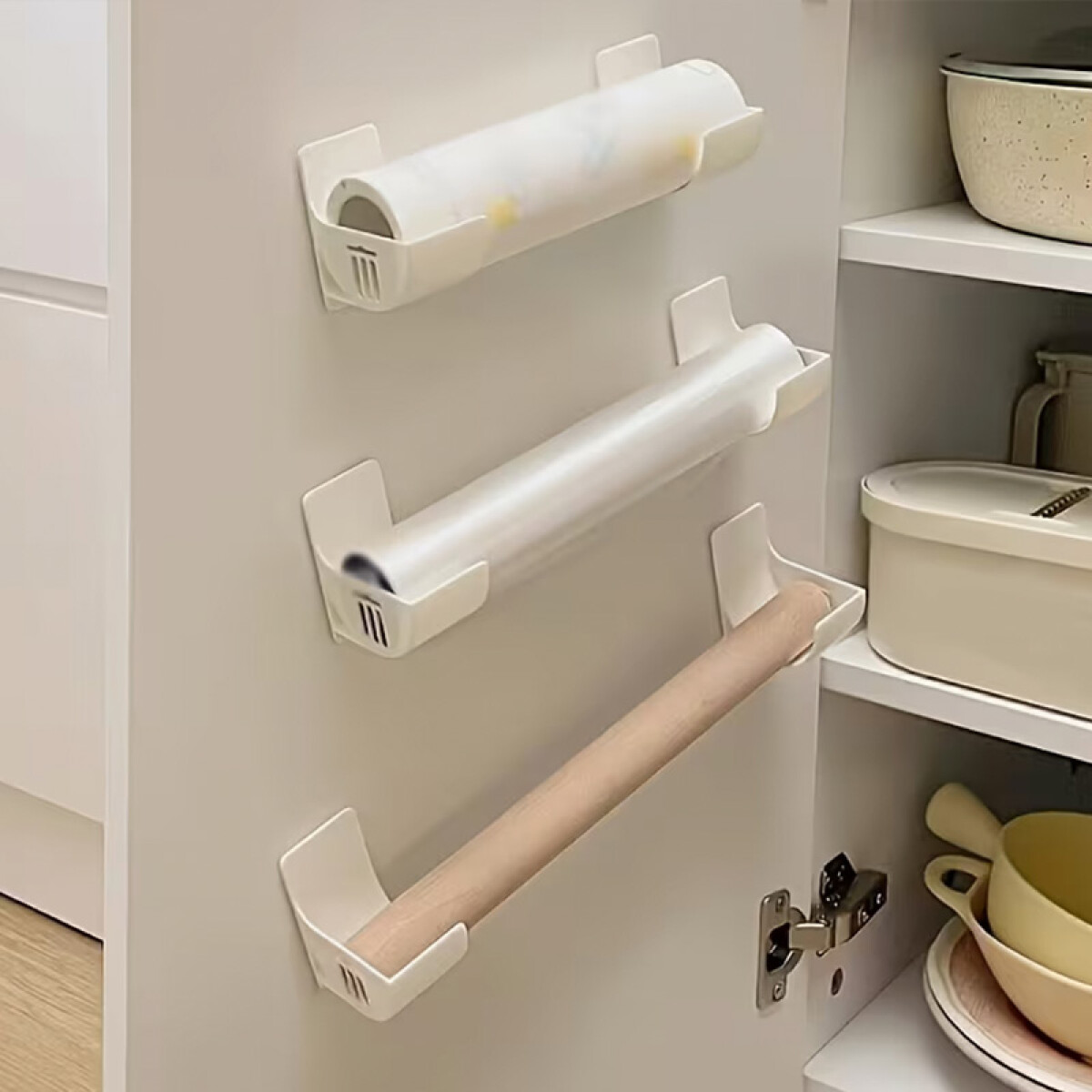 Soporte regulable para rollos 