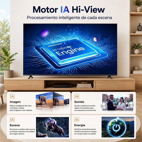 Smart Tv 65" Hisense Qled 65q72quv TV 65 HISENSE QLED 65Q72QUV