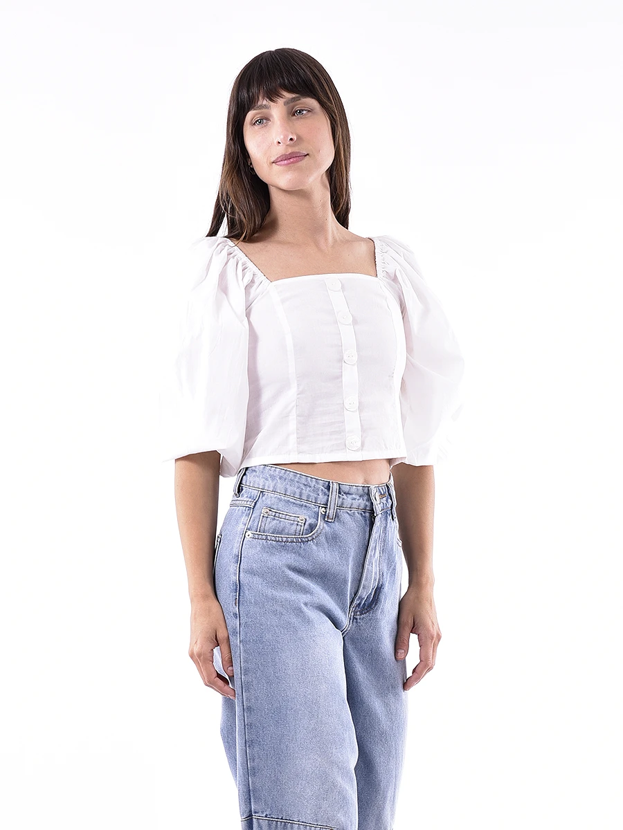 BLUSA BARCELONA - BLANCO 