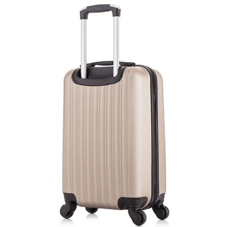 Valija de viaje Indra rígida 55x34,5x23 cm Champagne