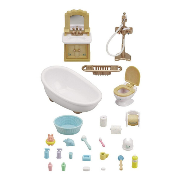 Sylvanian Families Set De Baño Muebles Accesorios Juguete Sylvanian Families Set De Baño Muebles Accesorios Juguete