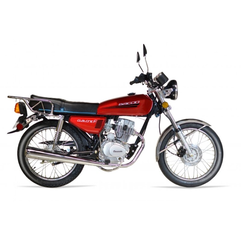 Moto Baccio Calle Classic F 125cc Freno Disco / Rueda Rayos Rojo