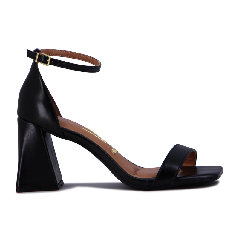 Vizzano Sandalia Una Tira Taco Medio C/pulsera Negro