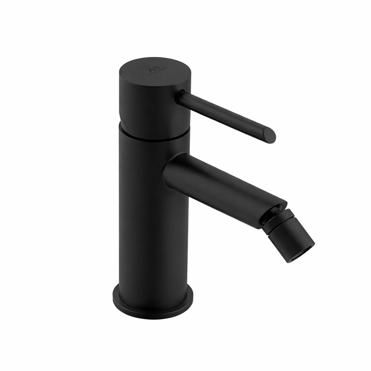 Griferia Frontal De Bidet Monocomando Negro Noken Round 