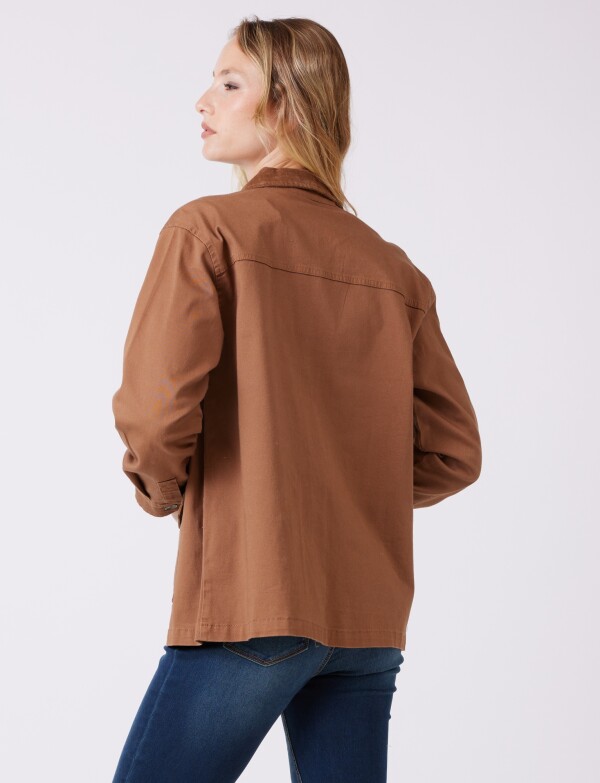 Sobrecamisa Bolsillos MARRON