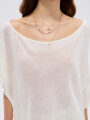 Poncho Frial Marfil / Off White