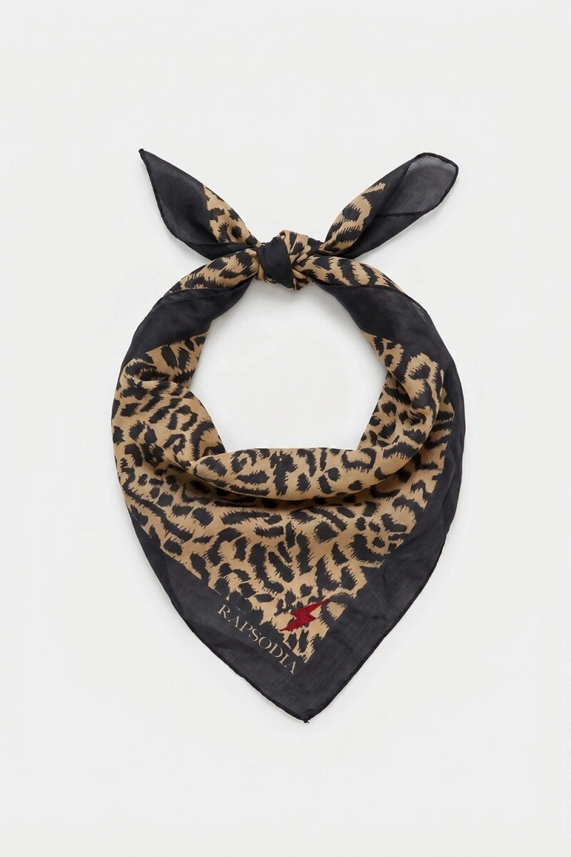 PAÑUELO ANIMAL LIGHT 70X70 Leopardo