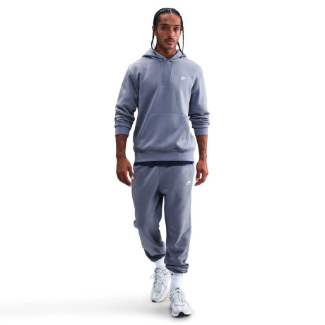 Campera Club Fleece Hoodie de Hombre Azul