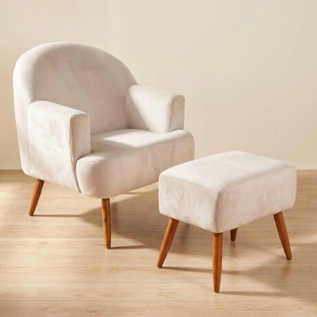 BUTACA TELA NATURAL-BEIGE AGATA BEIGE
