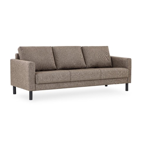 Sofá Living 3 Cuerpos Autoarmable Madera Ecosoft Y Poliester Marrón Sofá Living 3 Cuerpos Autoarmable Madera Ecosoft Y Poliester Marrón