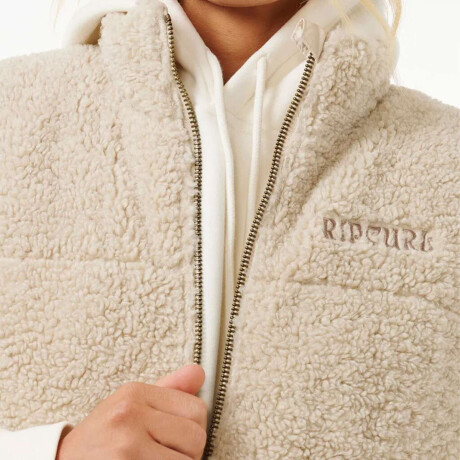 Chaleco Rip Curl Soleil Revo Puffer Beige