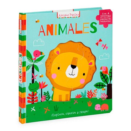 Libro Infantil Animales con Puzzles de Piezas Grandes 001