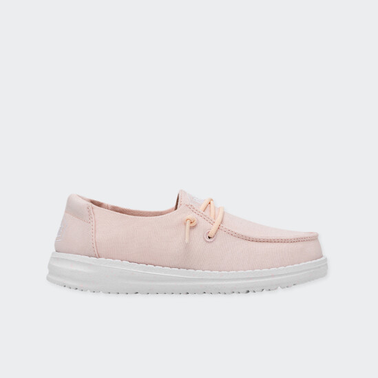 Zapatos Hey Dude Wendy Slub Canva Rosa