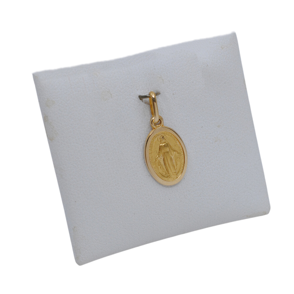 Medalla oro 18k Milagrosa 12mm x 8mm Medalla oro 18k Milagrosa 12mm x 8mm