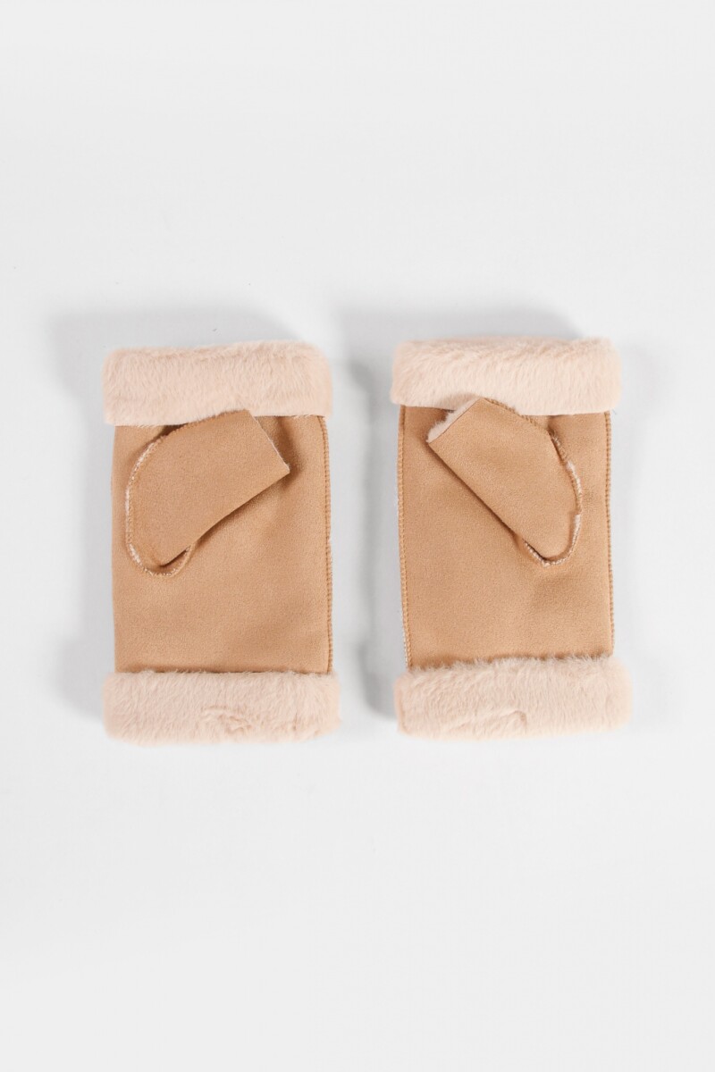 Guantes mitón cozy camel