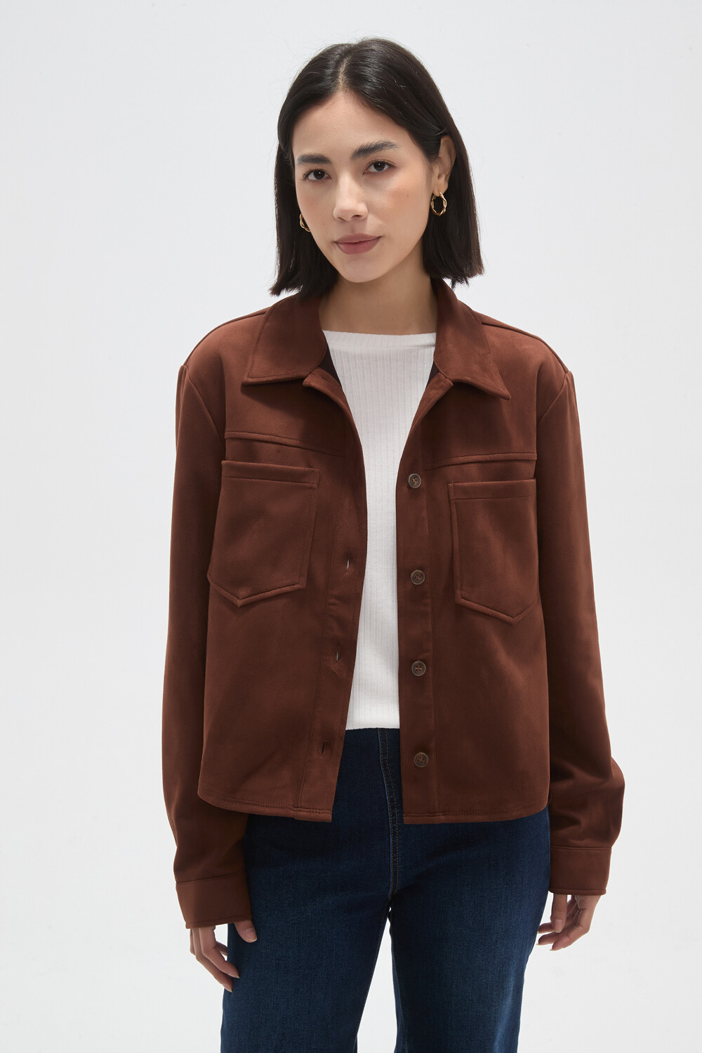 Sobrecamisa Nareli Marron