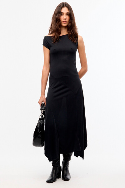 VESTIDO LARGO AGNES Negro
