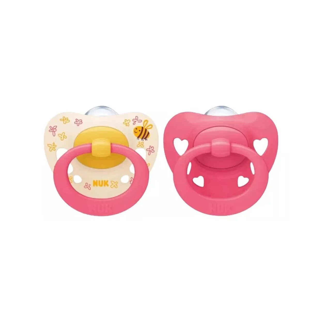 Chupete Nuk Signature Silicona Anatómico Niña 6 A 18m 2 Uds. 
