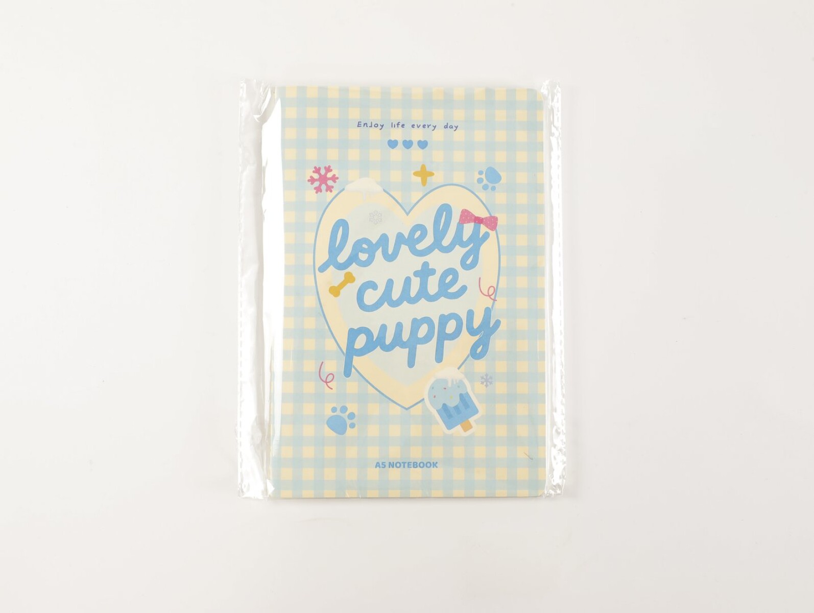 CUADERNO A5 COSIDO (DUODUO/AZUL CUADRICULADO) 