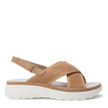 Sandalias de Mujer Lady Confort CHAPELLE con tiras cruzadas Tan