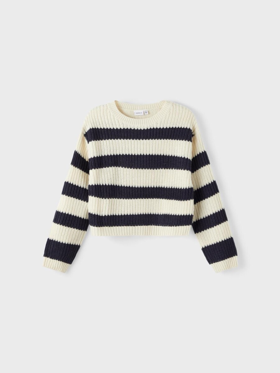 Sweater A Rayas - Buttercream 