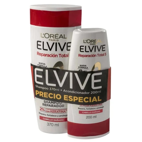 Pack Elvive Reparación Total 5 Shampoo y Acondicionador 001