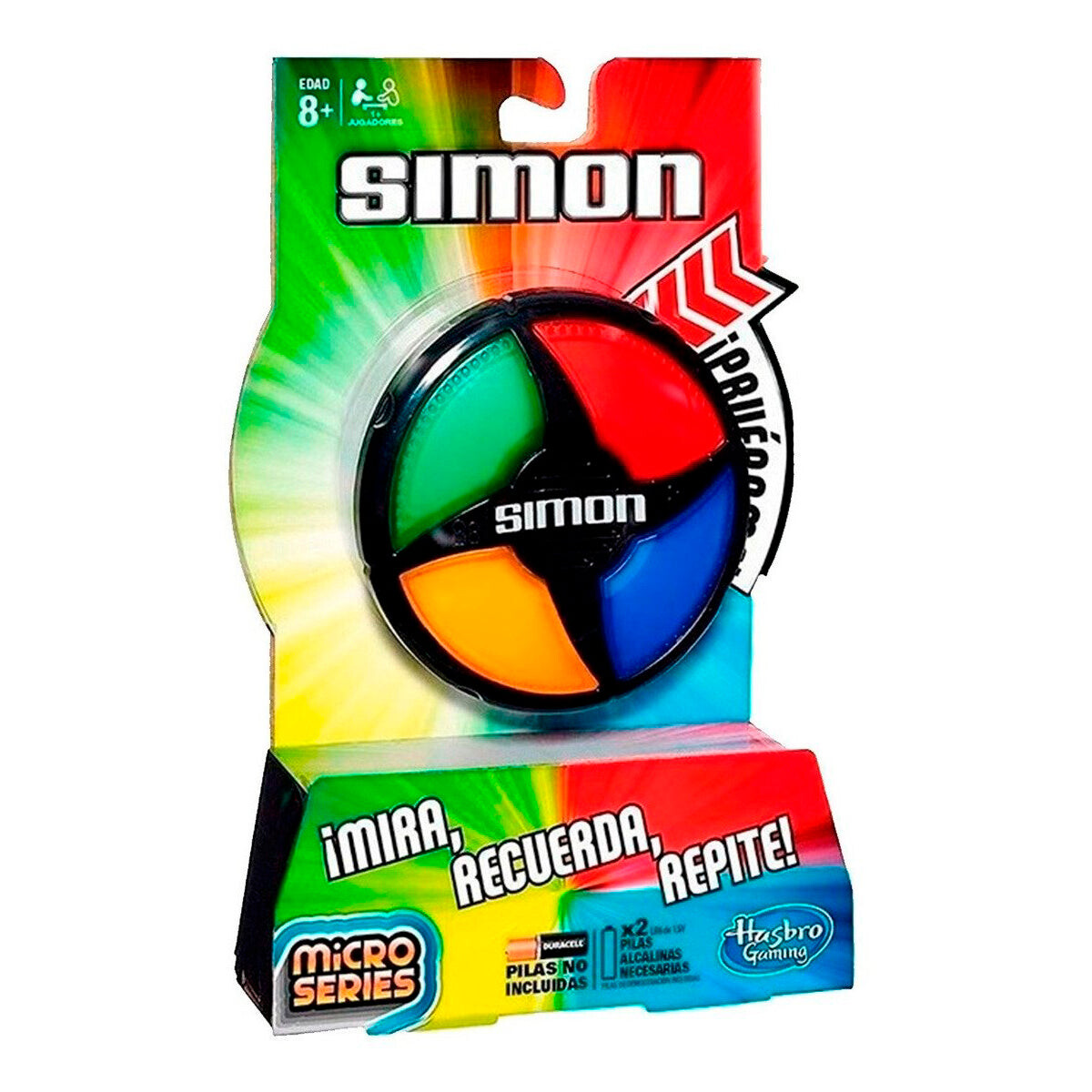 Juego De Memoria Mini Simon Micro Original Hasbro 