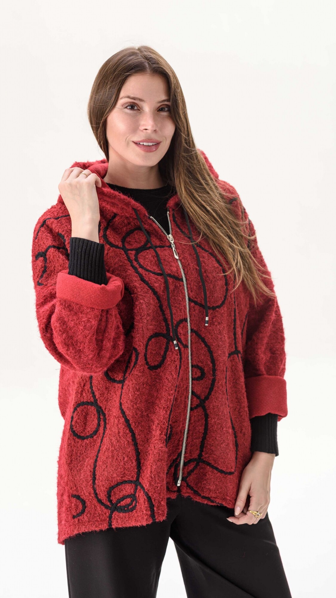 Chaqueta Aura Bordó