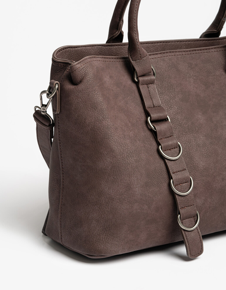 City Cartera City Chocolate Arandelas - Marron Chocolate