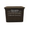 Caja simil ratán 7,5 lts CHOCOLATE