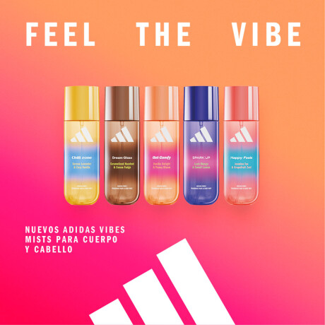 Bruma Adidas Vibes Hair & Body Mist Get Comfy 235ml Bruma Adidas Vibes Hair & Body Mist Get Comfy 235ml