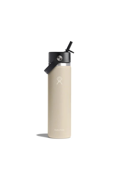 24 oz Wide Mouth Flex Straw Cap Oat