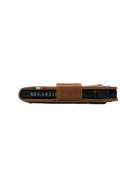 METALCARD H.SLIM ID WIND. WALLET CAMEL BROWN