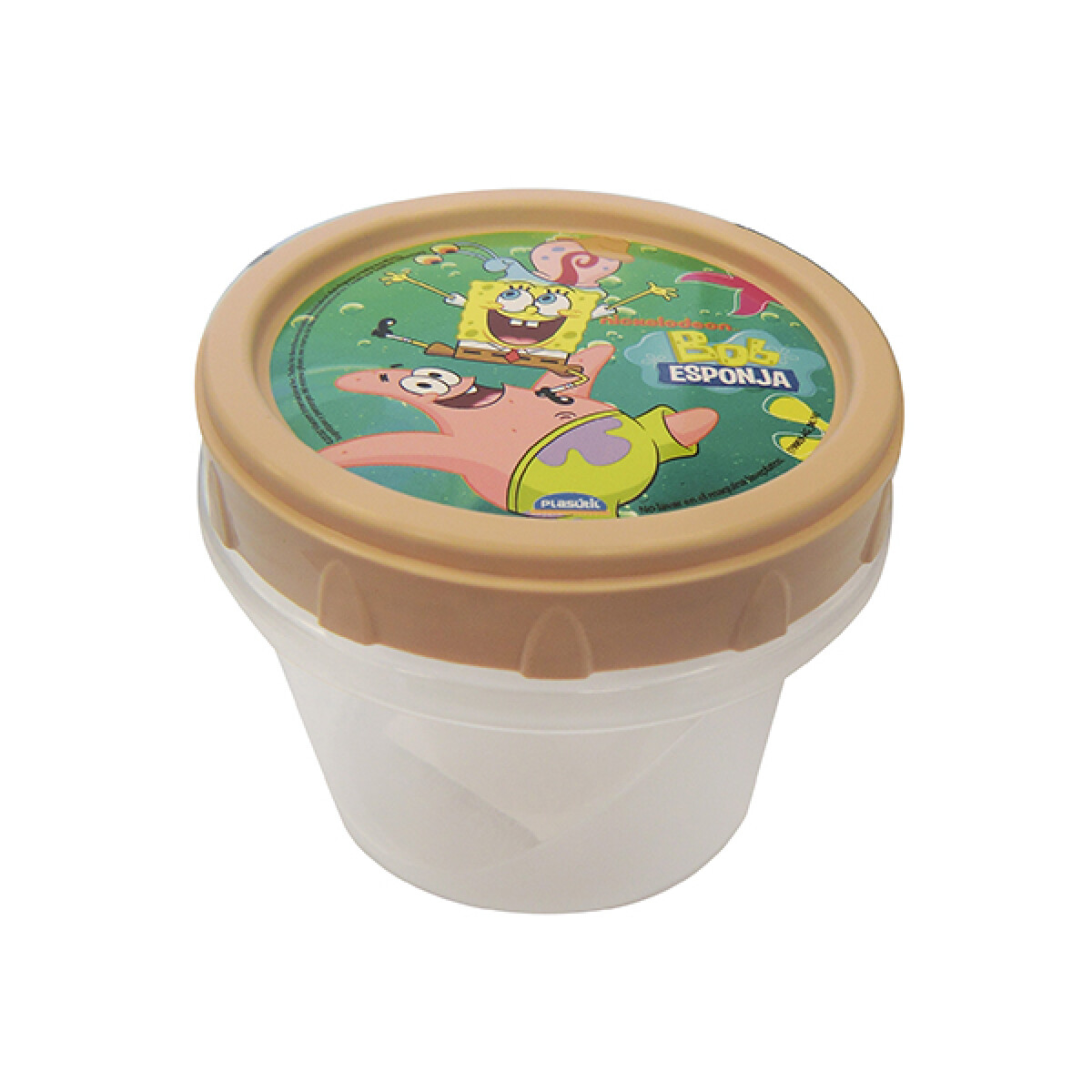 Pote Bob Esponja 300 ml con Tapa Rosca 