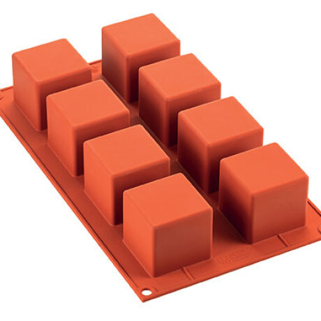 Molde cubos silicona 8 cav 5x5 cm Silikomart Molde cubos silicona 8 cav 5x5 cm Silikomart