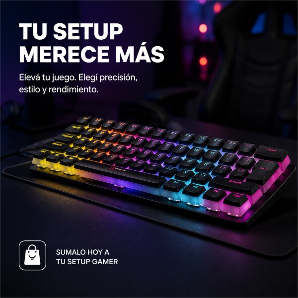 Teclado Mecánico Xtrike Me GK-985P Negro