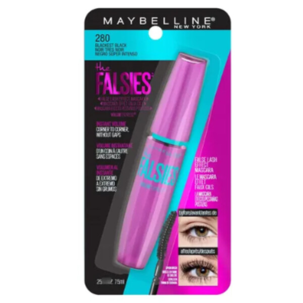 Máscara de Pestañas Volum' Express The Falsies Blackest Black 280 - Maybelline Máscara de Pestañas Volum' Express The Falsies Blackest Black 280 - Maybelline
