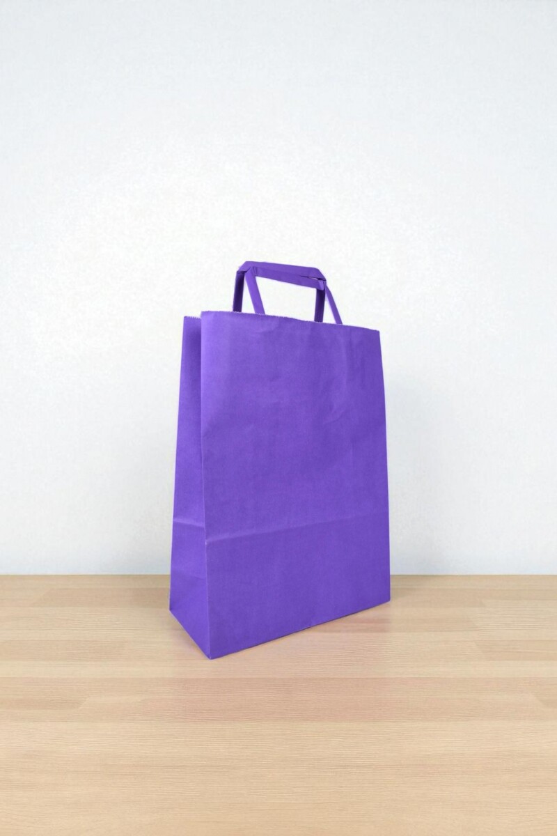 Bolsa lisa acuario 22x10x30 cm - VIOLETA 