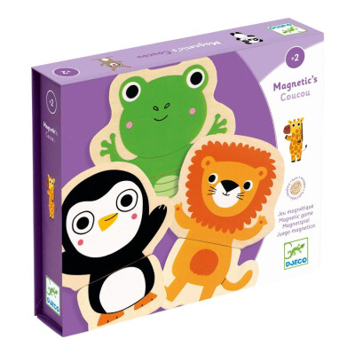 Puzzle Magnético Animales Coucou Djeco Puzzle Magnético Animales Coucou Djeco