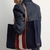 Bolso Bungalow en canvas Azul