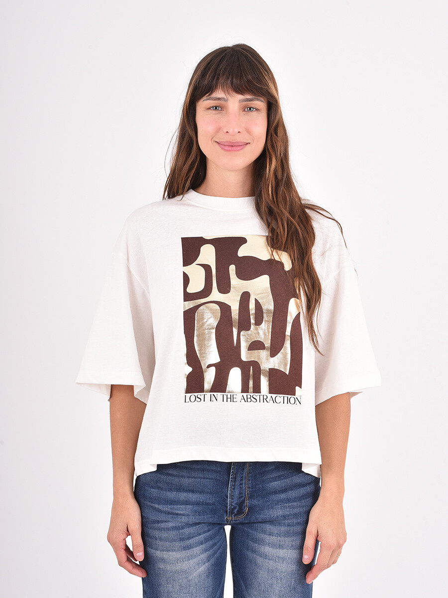 REMERA CORI - OFF WHITE 