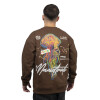 BUZOS ACTIVE HODDIE CON ESTAMPA Unisex - XC03 Cafe