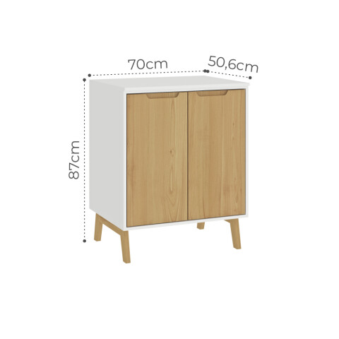 Mueble Alacena y Mesada de Cocina con estante en MDP - Madera - Línea Melilla - Blanco Mueble Alacena y Mesada de Cocina con estante en MDP - Madera - Línea Melilla - Blanco