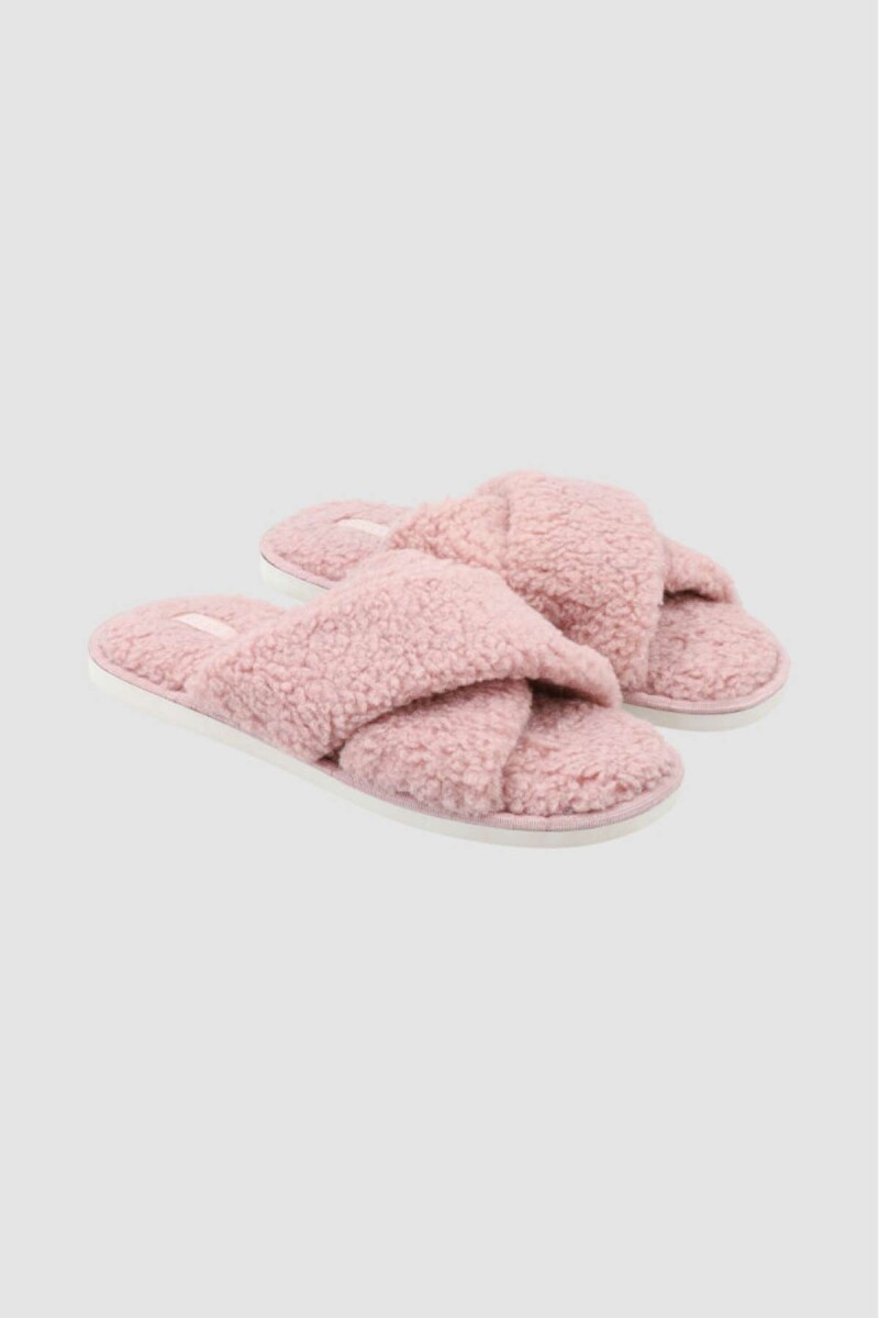 Pantufla teddy velvet - Lila 