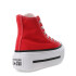 Championes Unisex Converse Ctas Lift Double Stack HI Rojo - Blanco - Negro