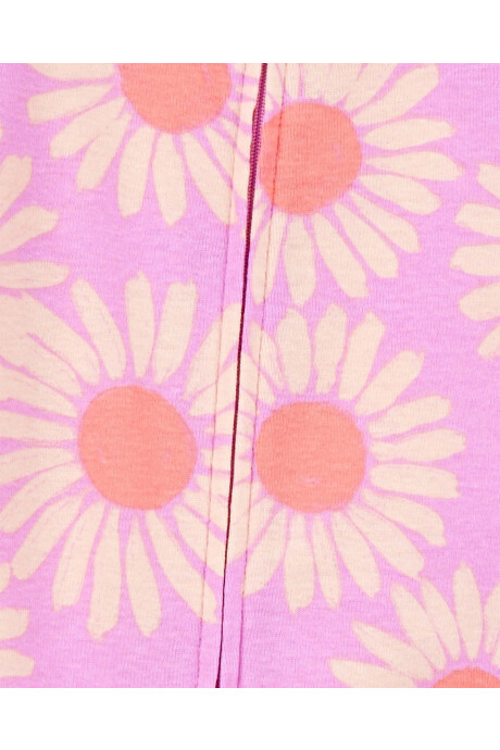 Pijama una pieza de algodón, diseño margaritas Pijama una pieza de algodón, diseño margaritas