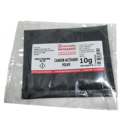 Carbón Activado en Polvo 10 g