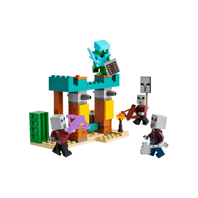 Bloques para armar Lego Minecraft Patrullaje Desierto de los Illagers 105 Pcs 7+ Bloques Para Armar Lego Minecraft Patrullaje Desierto De Los Illagers 105 Pcs 7+